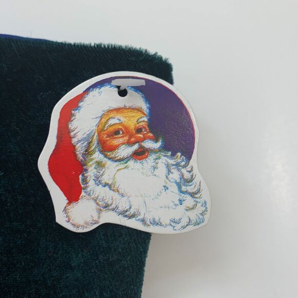 Velveteen 3D Snowman Christmas Stocking Birdhouse Cardinal Holiday 18 Inch - Picture 3 of 4